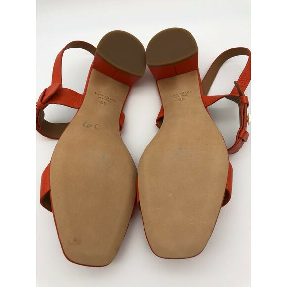 Kate Spade Lagoon Push Stud Women's Sandals Tamarillo Size 7.5B NEW - Picture 3 of 12